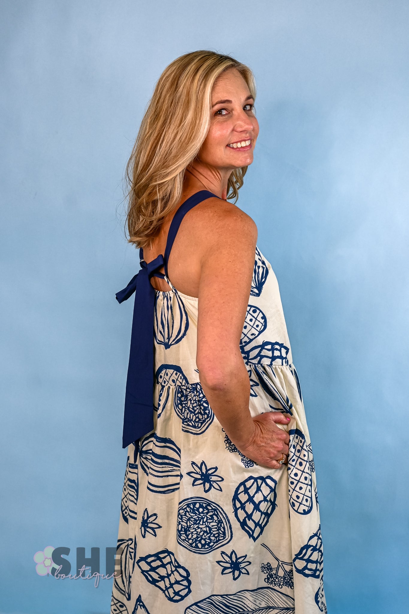 Fruitful Midi Dress - She Chester