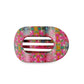 Fuchsia Dream Medium Round Flat Hair Clip