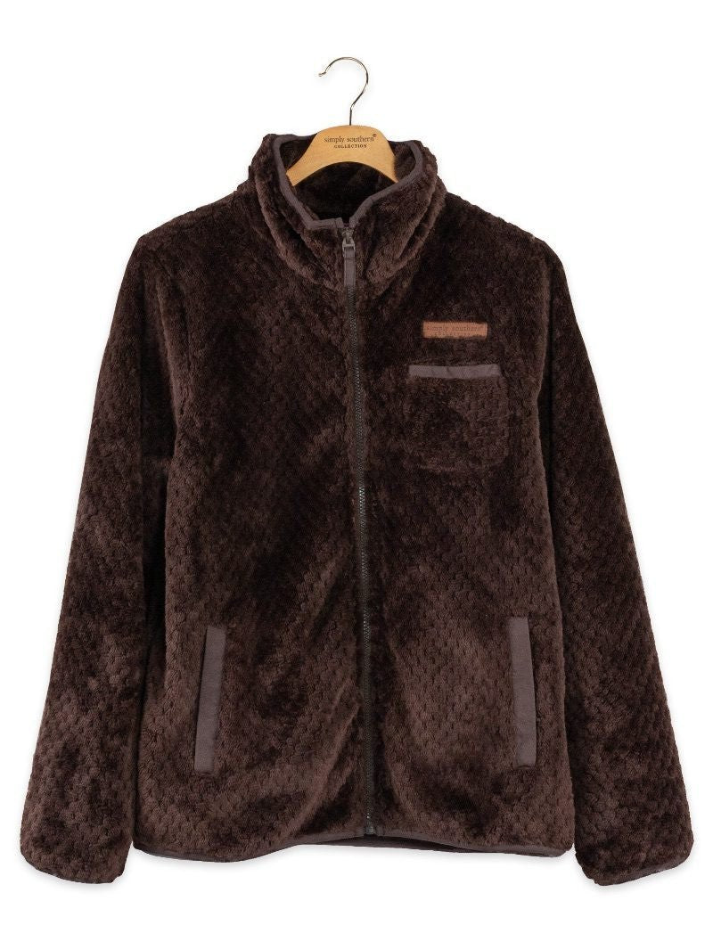 Full Zip Coffee Simply Soft - She Chester