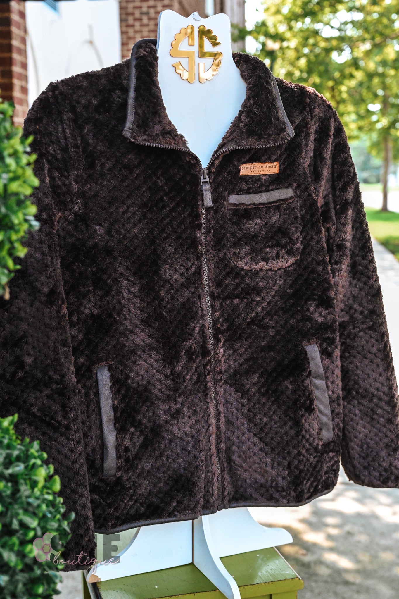 Full Zip Coffee Simply Soft - She Chester
