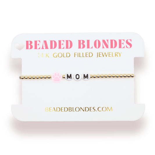 Fur Mom Bracelet: Standard 6.75 / Gold - She Chester