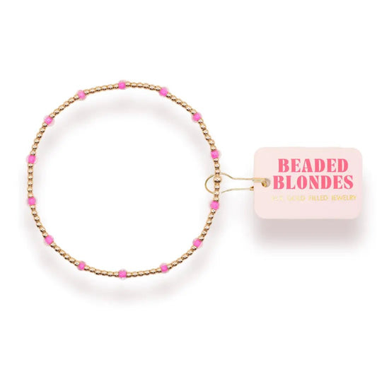 Fuschia Dainty Poppi BB Standard Bracelet - She Chester