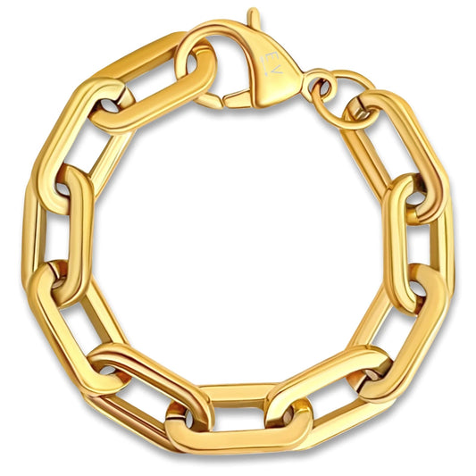 Gage Gold Oversized Link Bracelet - 262 - She Chester