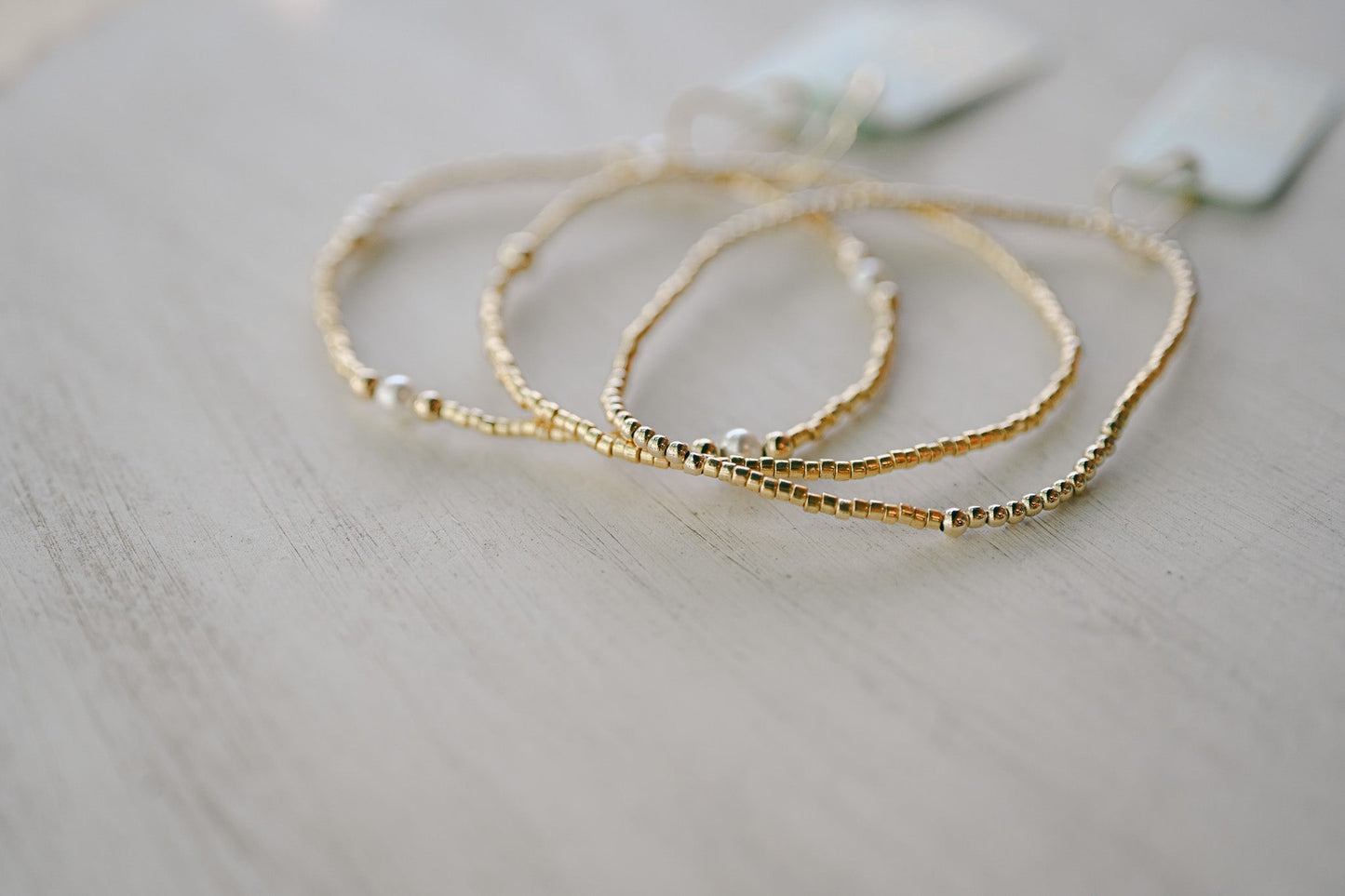 Game Day Hope Purpose Pearl Gold Luster - She Chester