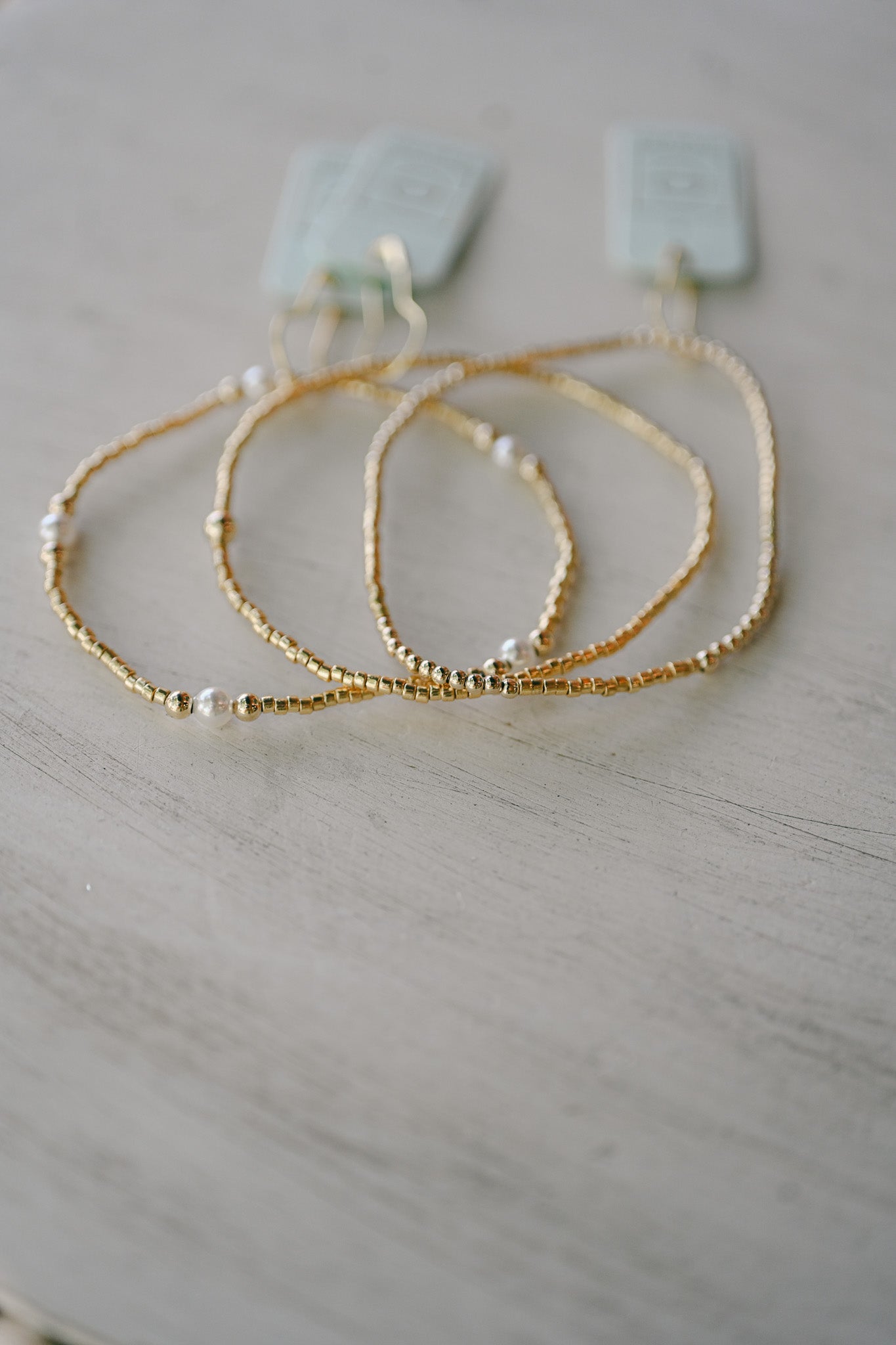 Game Day Hope Purpose Pearl Gold Luster - She Chester