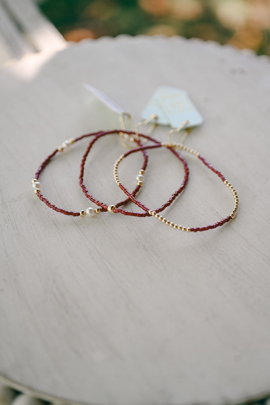 Game Day Hope Purpose Pearl Maroon - She Chester
