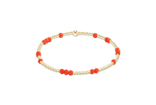 Gameday Flirty Hope Unwritten Bracelet - Bright Orange - She Chester