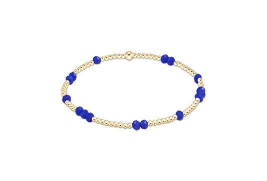 Gameday Flirty Hope Unwritten Bracelet - Cobalt - She Chester