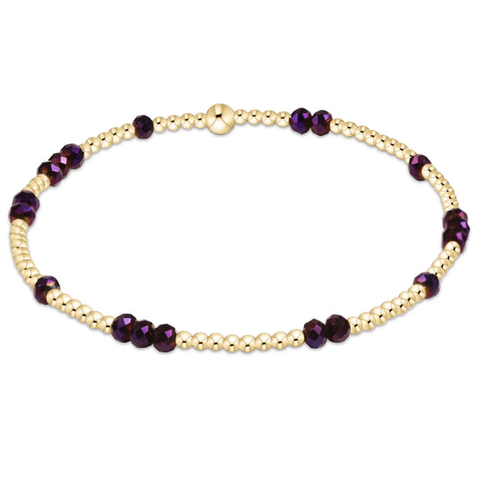 Gameday Flirty Hope Unwritten Bracelet - Purple - She Chester