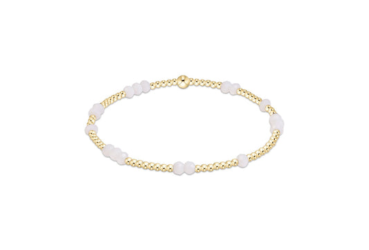 Gameday Flirty Hope Unwritten Bracelet - White - She Chester