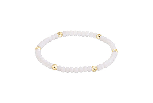 Gameday Flirty Presence Bracelet - White - She Chester