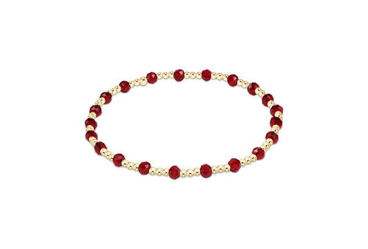 Gameday Flirty Sincerity Bracelet - Maroon - She Chester