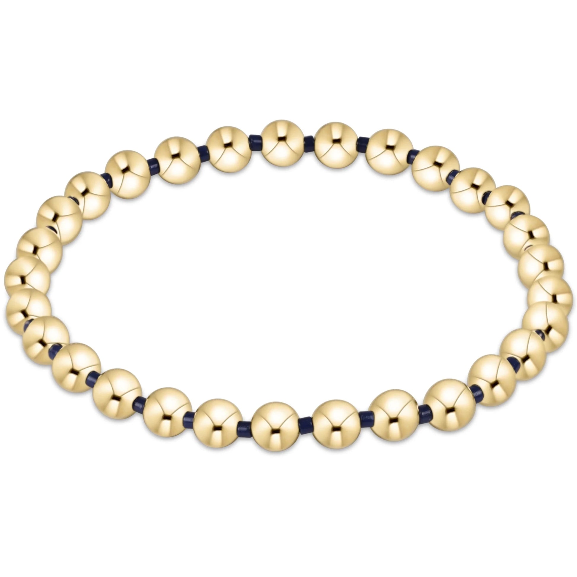 Gameday Hope Grateful 5mm Bracelet Navy - She Chester