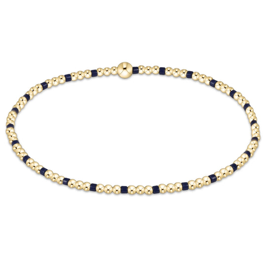Gameday Hope Sincerity 2mm Bracelet Navy - She Chester