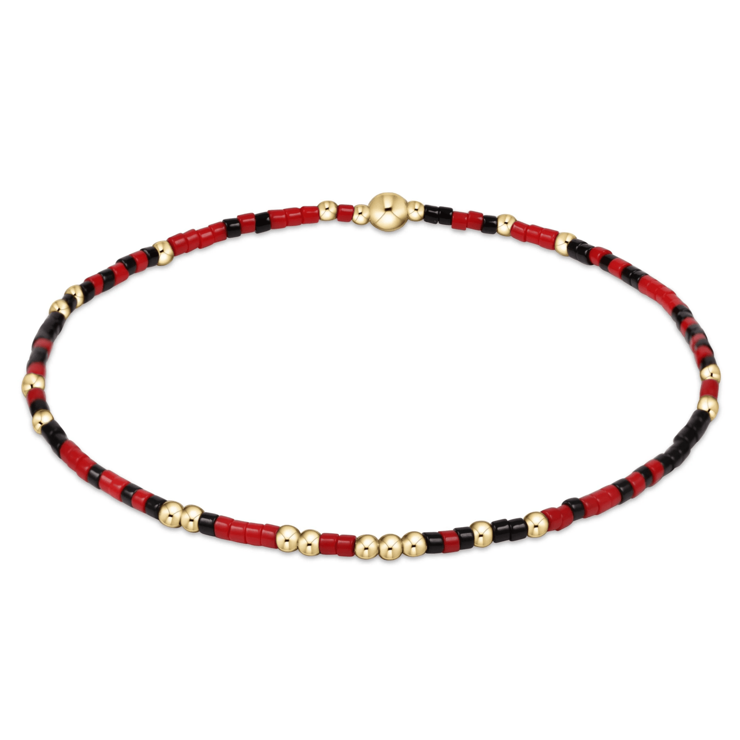 Gameday Hope Unwritten Bracelet - Bright Red - Onyx - She Chester