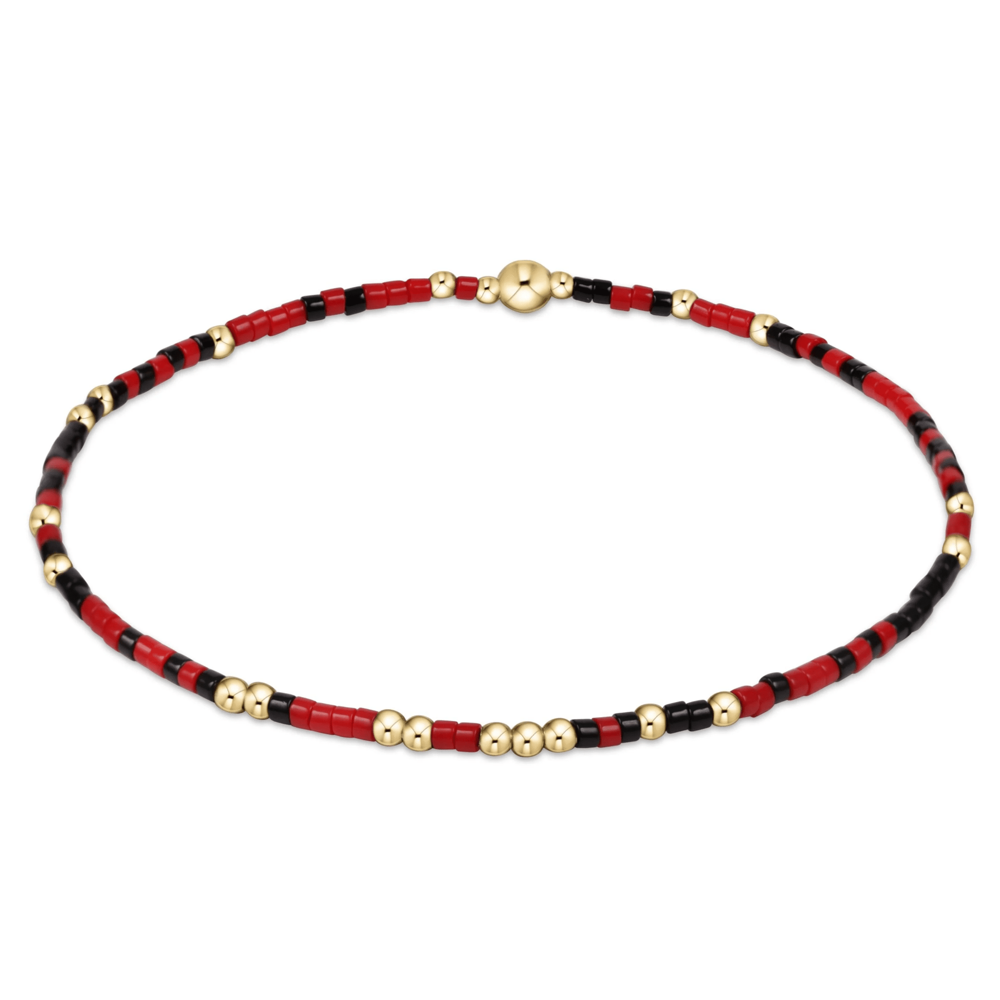 Gameday Hope Unwritten Bracelet - Bright Red - Onyx - She Chester