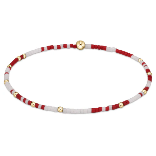 Gameday Hope Unwritten Bracelet - Wine - White - She Chester
