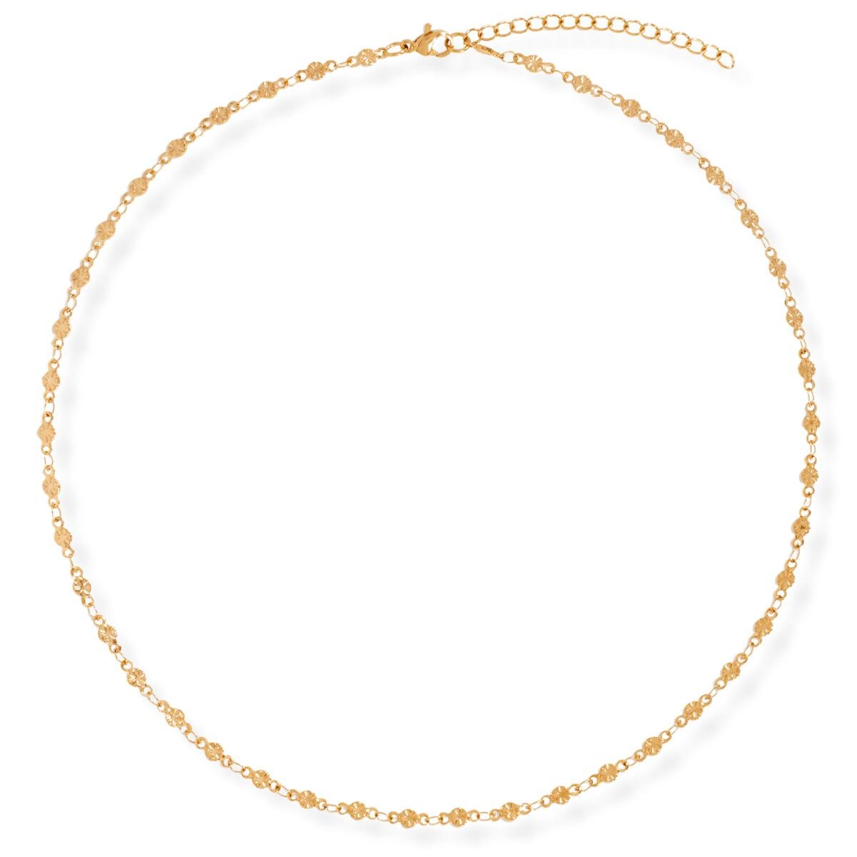Garcelle Mini Disc Chain Necklace - She Chester