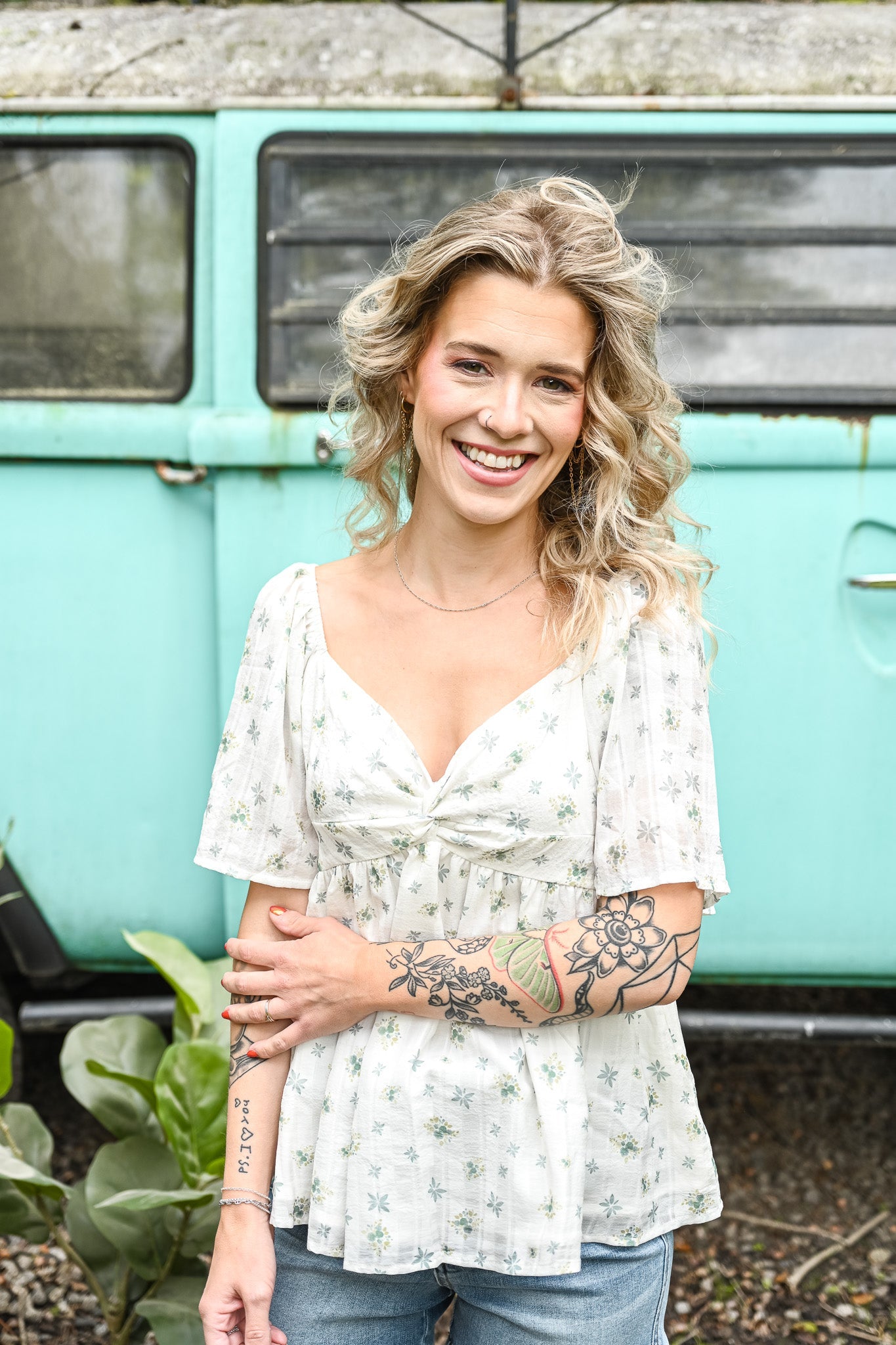 Garden Essence Floral Top - She Chester