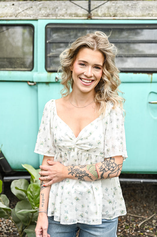 Garden Essence Floral Top - She Chester