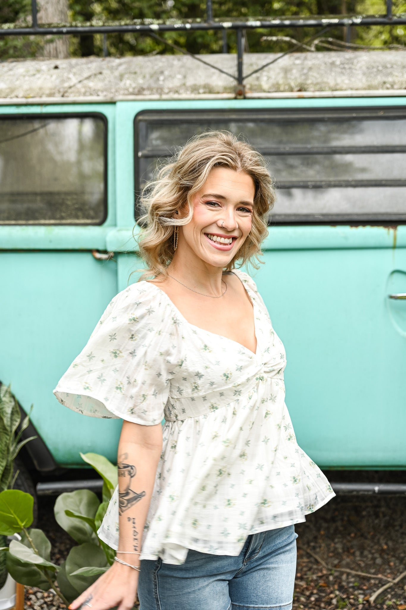Garden Essence Floral Top - She Chester