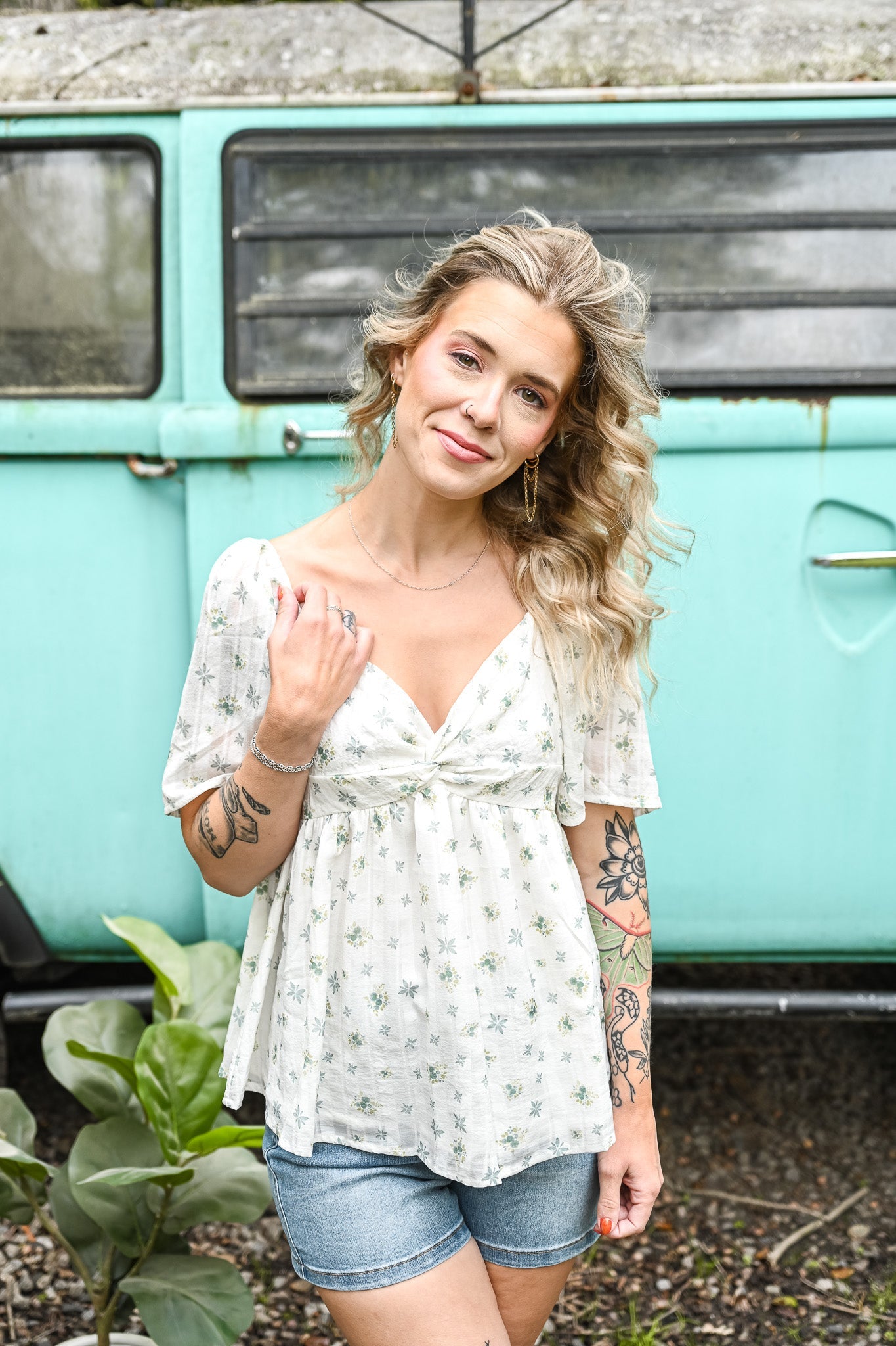 Garden Essence Floral Top - She Chester