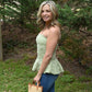 Garden Glow Floral Eyelet Top - She Chester