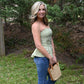 Garden Glow Floral Eyelet Top - She Chester