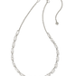 Genevieve Strand Necklace Rhodium Metal - She Chester