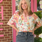 Georgina Tropical Crop Top - She Chester