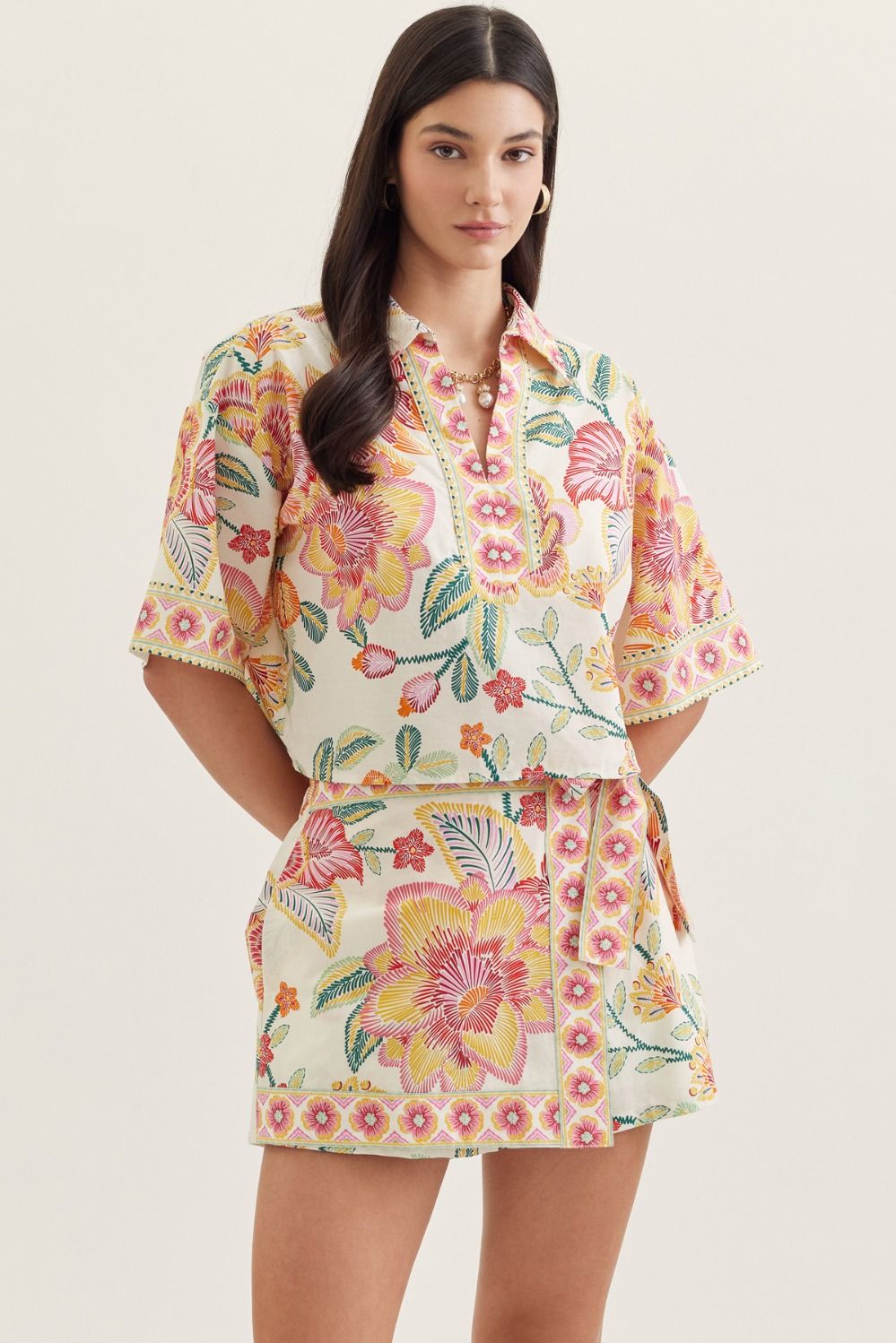 Georgina Tropical Skort - She Chester