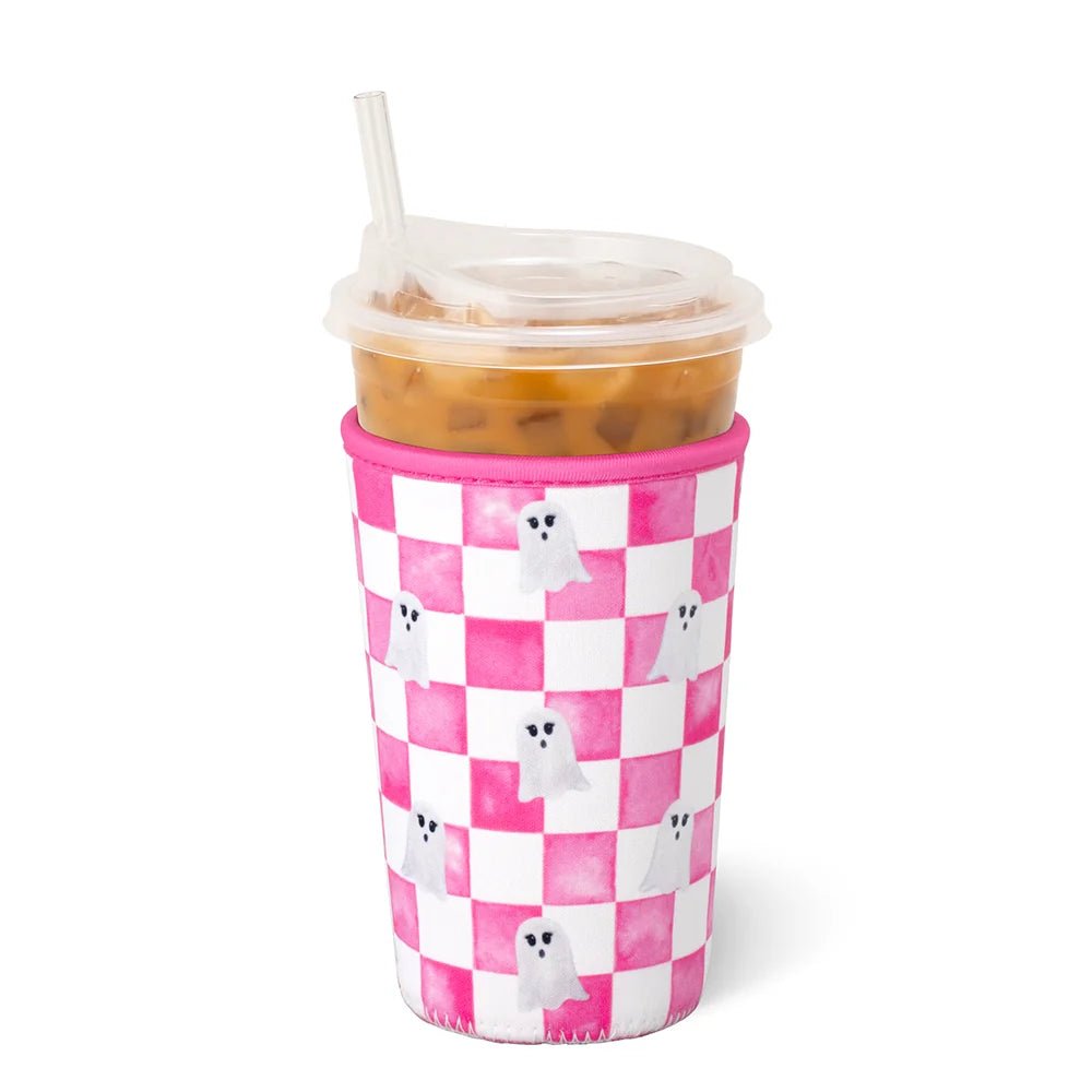 Ghost Check Iced Cup Coolie (Medium) - She Chester