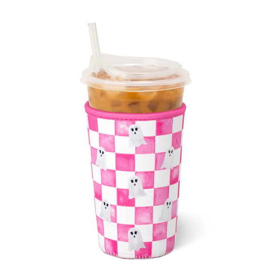 Ghost Check Iced Cup Coolie (Medium) - She Chester