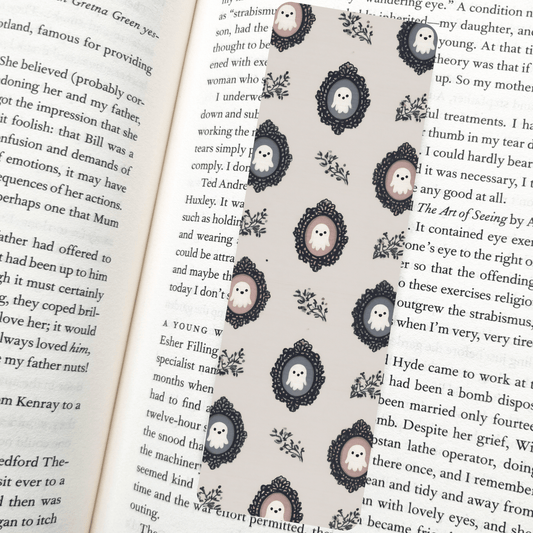 Ghost Portraits Bookmark – Soft Matte Laminated  - She Chester