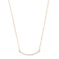 Gianna Gold Curved Bar Necklace - 37 - She Chester