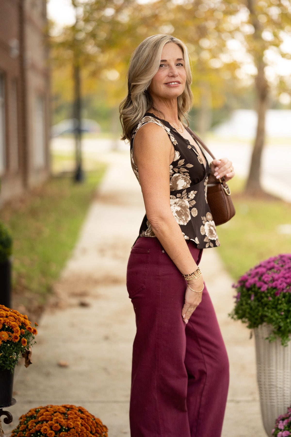 Gina Floral Lace Top - She Chester