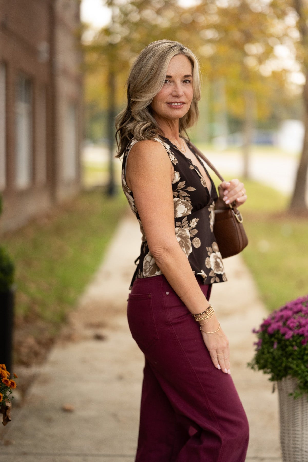 Gina Floral Lace Top - She Chester