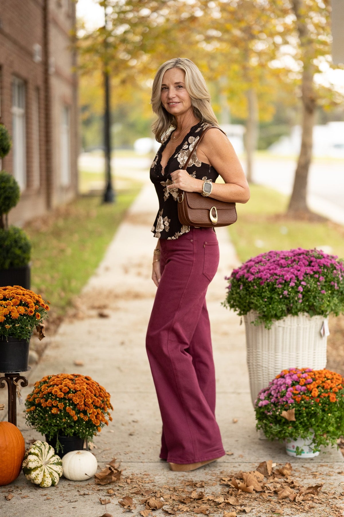 Gina Floral Lace Top - She Chester