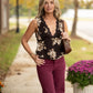 Gina Floral Lace Top - She Chester