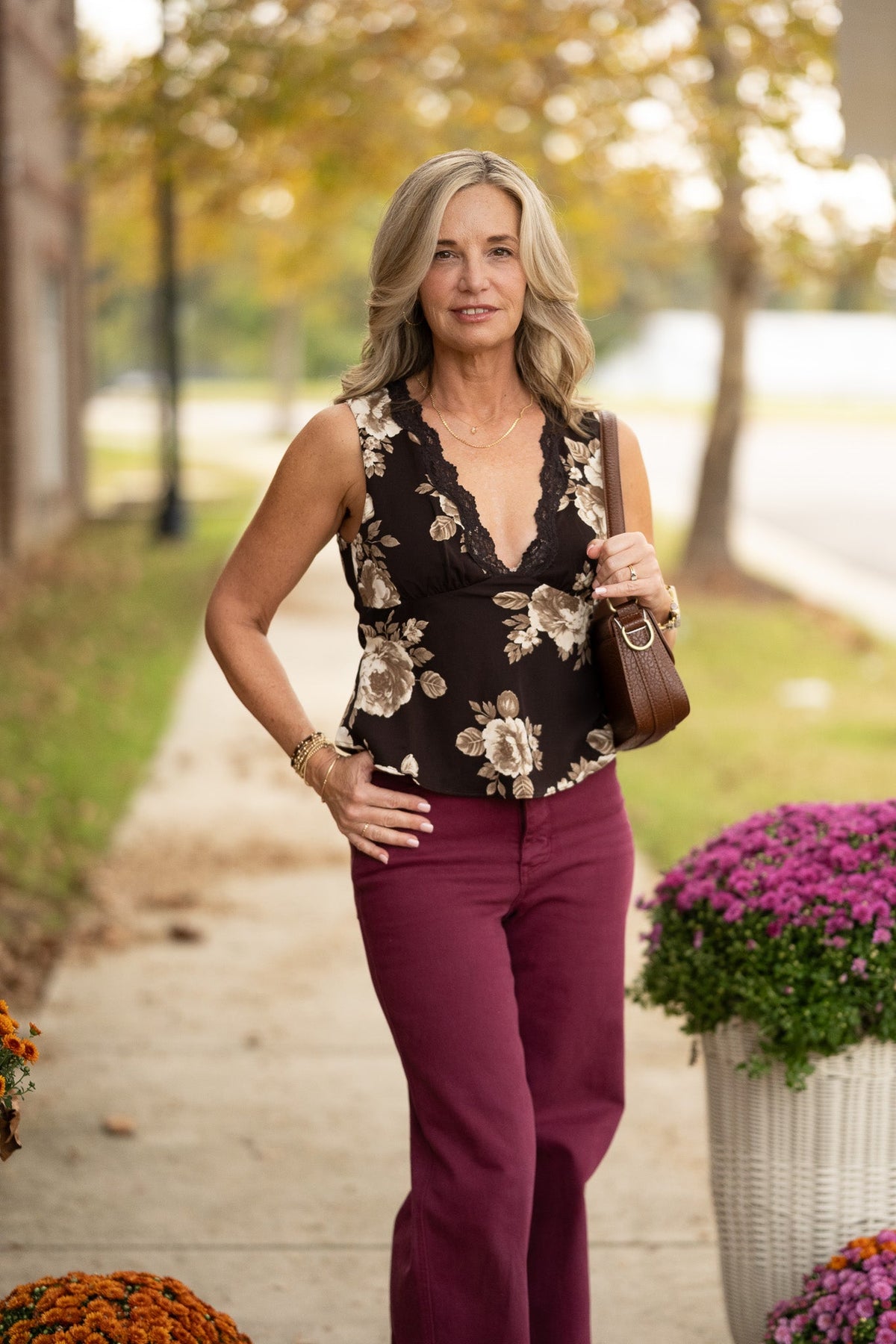 Gina Floral Lace Top - She Chester