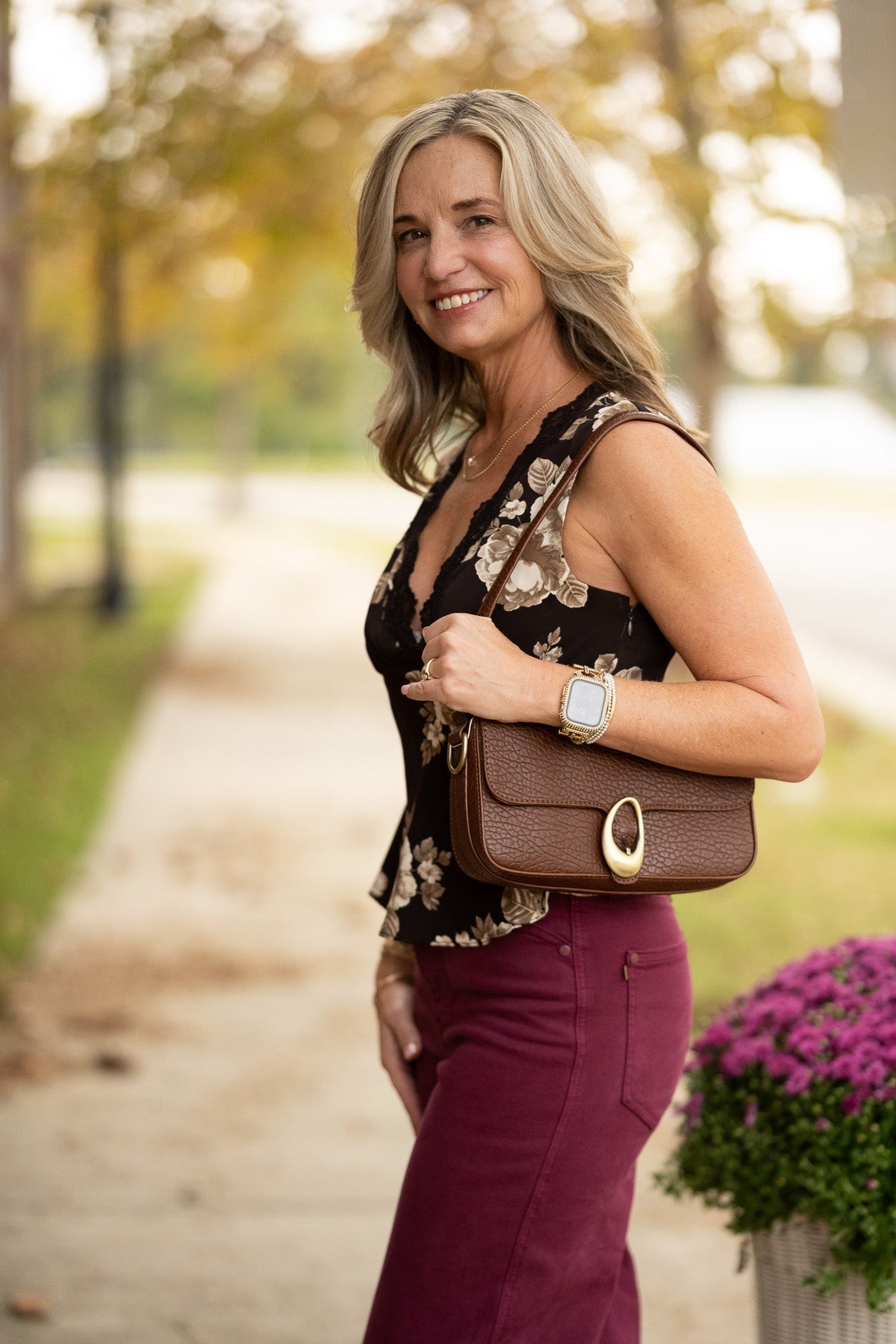 Gina Floral Lace Top - She Chester