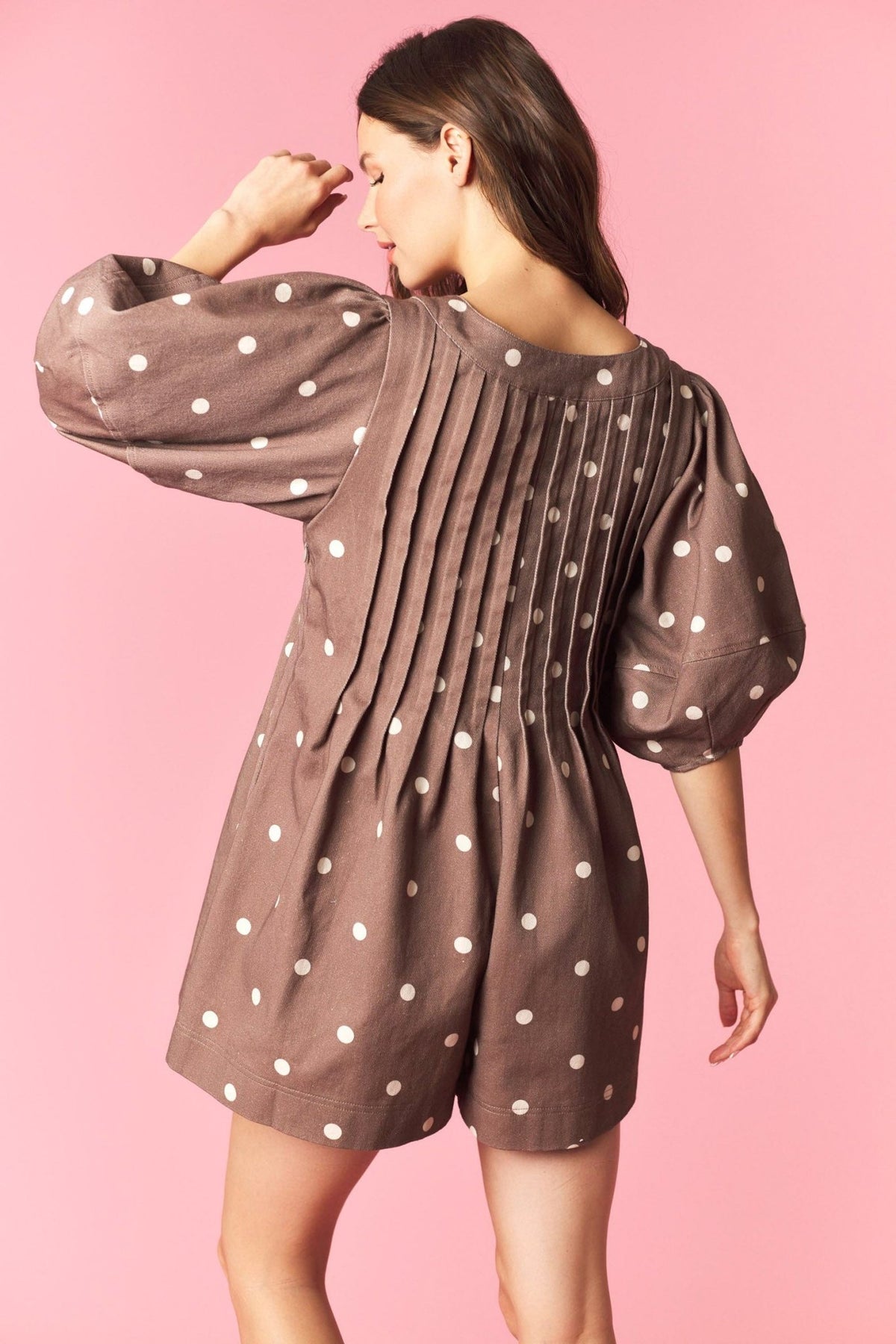 Ginger Polka Dot Romper - She Chester