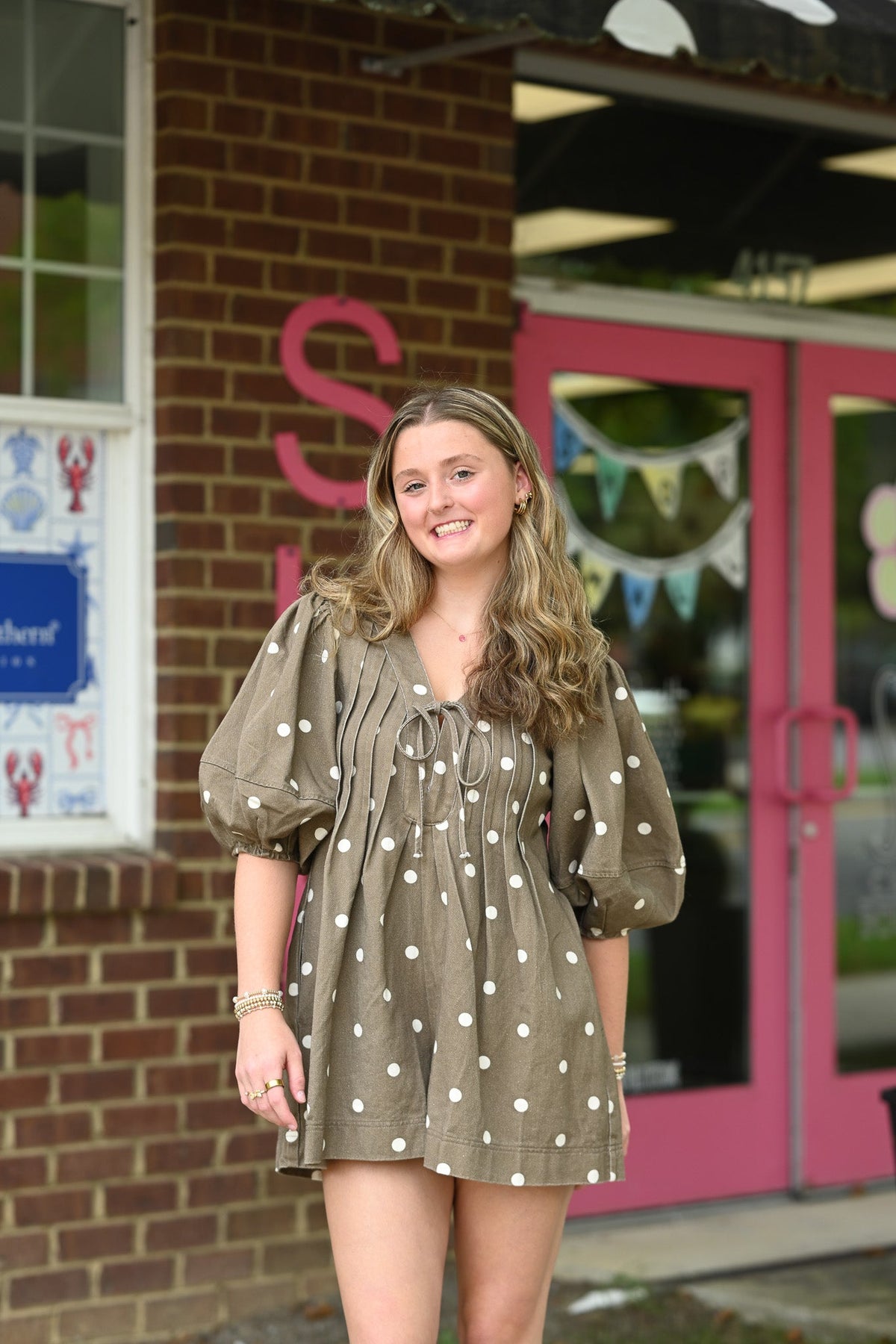 Ginger Polka Dot Romper - She Chester