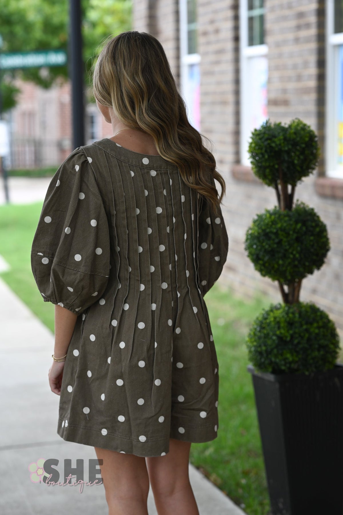 Ginger Polka Dot Romper - She Chester