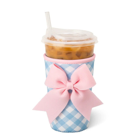 Gingham Iced Cup Coolie (Medium) - She Chester