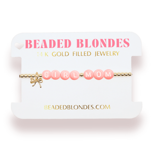 Girl Mom Charm Bracelet: Standard 6.75 Inch - She Chester
