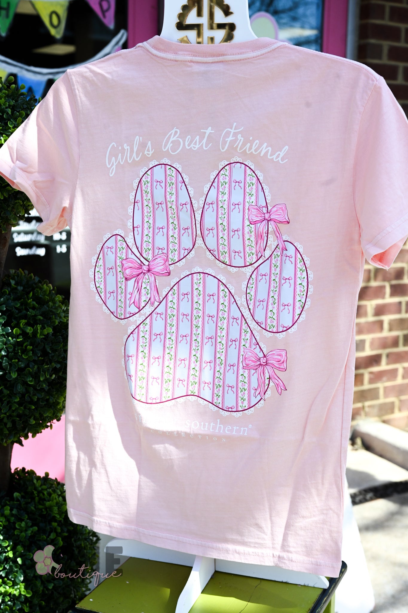 Girls Best Friend Mineral Wash Tee - She Chester