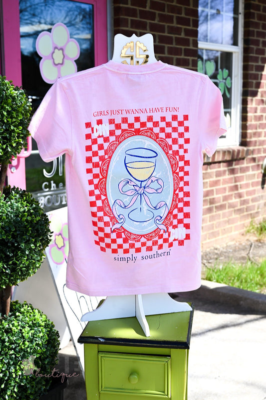 Girls Just Wanna Have Fun Mineral Wash Tee - She Chester
