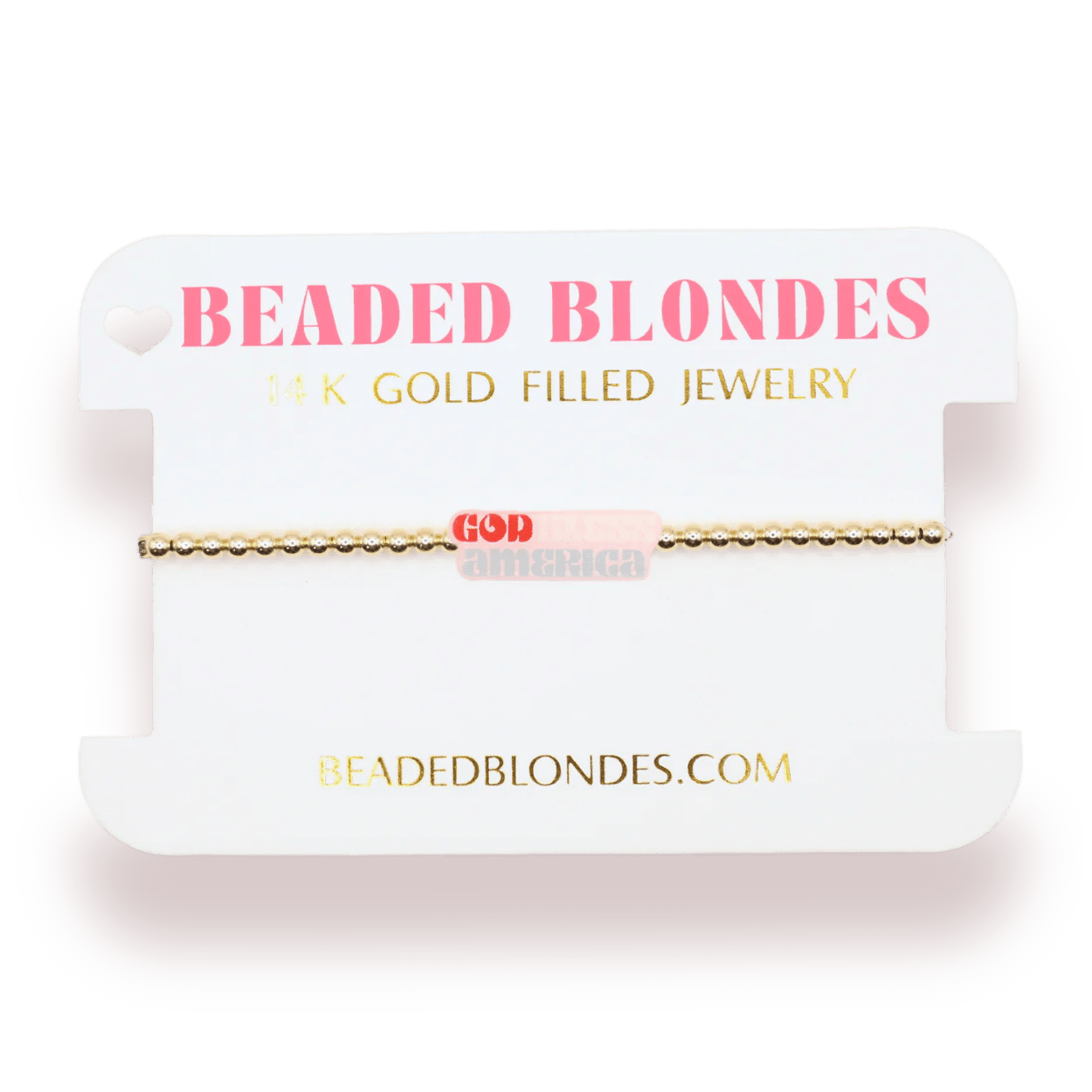 God Bless America Bracelet Standard Size - She Chester