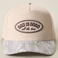 GOD IS GOOD All The Time Patch Camo Brim Baseball Cap: CAMWH / One Size - She Chester